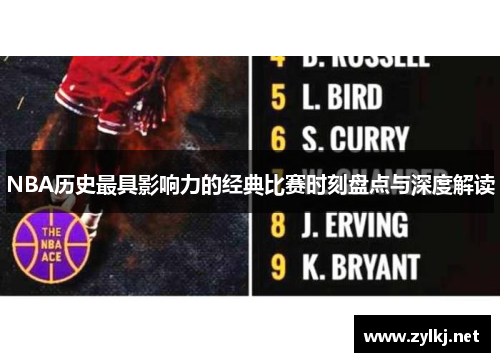 NBA历史最具影响力的经典比赛时刻盘点与深度解读